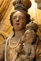 Image showing Blessed Virgin Mary with baby Jesus