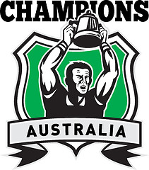 Image showing rugby player champions cup Australia 