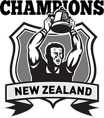 Image showing rugby player champions cup New Zealand