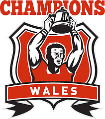 Image showing rugby player champions cup Wales