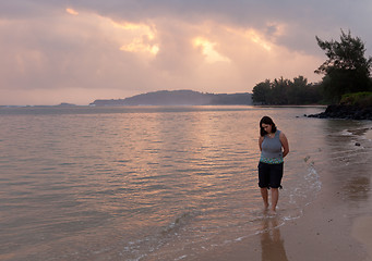 Image showing Sunrise in Kauai