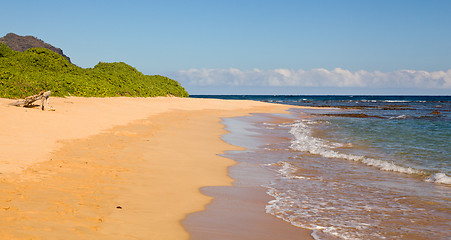 Image showing Maha'ulepu beach in Kauai