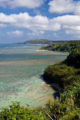 Image showing Sealodge and anini beach in Kauai