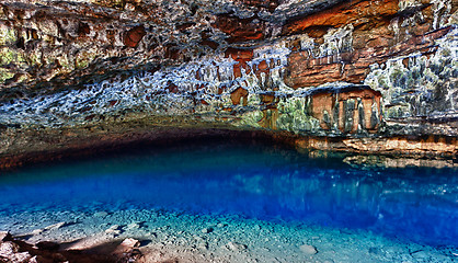 Image showing Waikapalae wet cave in Kauai