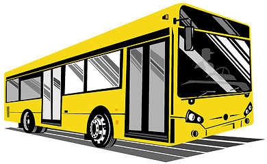 Image showing shuttle coach bus