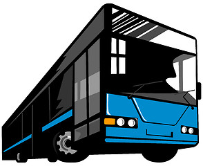 Image showing shuttle coach bus