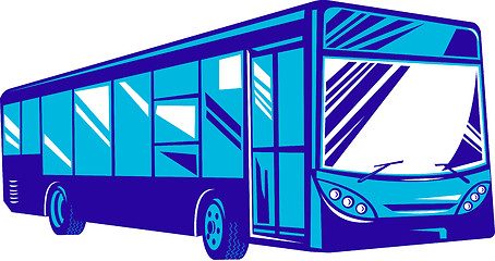 Image showing shuttle coach bus
