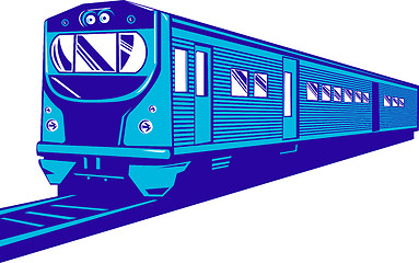 Image showing  electric passenger train 