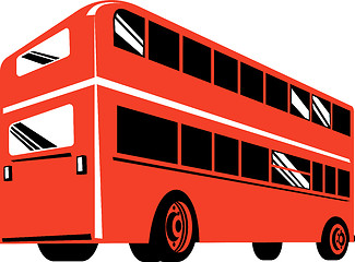 Image showing double decker coach bus