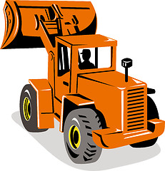 Image showing construction digger mechanical excavator