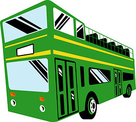 Image showing double decker coach bus