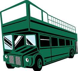 Image showing double decker coach bus