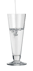 Image showing filling a drinking glass