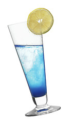 Image showing cocktail and lemon