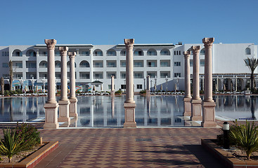 Image showing Hotel swimming pool in Hammamet, Tunisia