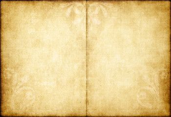 Image showing old yellow brown vintage parchment paper texture