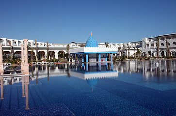 Image showing Hotel swimming pool in Hammamet, Tunisia