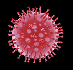 Image showing flu virus structure