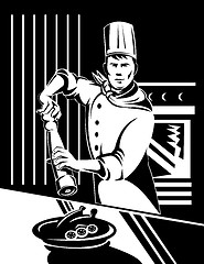 Image showing chef, cook or baker