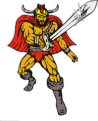 Image showing Viking super hero