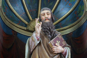 Image showing Statue of saint