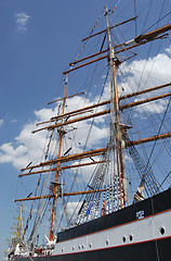 Image showing Fragment of Tall Ship