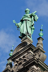 Image showing Saint Peter, statue on the Hamburger Rathaus.