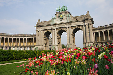 Image showing Triumphal Arch in Brussels