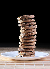 Image showing Pile of cookies