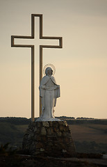 Image showing The virgin statue