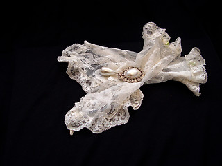 Image showing Lace and Pearls with Diamonds