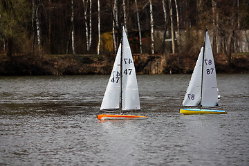 Image showing Yacht regatta