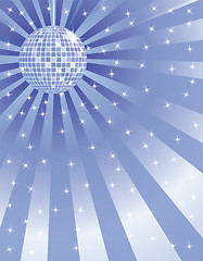 Image showing background with disco mirror ball