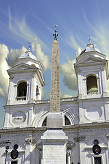Image showing Trinita' dei Monti in Rome