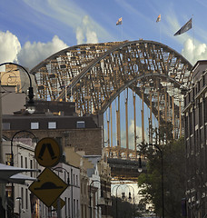 Image showing Sydney Bridge view from The Rocks