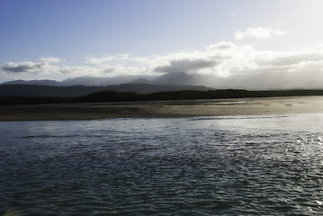 Image showing Surface of the Great Barrier Reef near Port Douglas