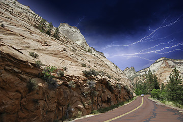 Image showing Mountains of Zion National Park