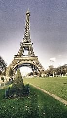 Image showing Colors of Sky over Eiffel Tower, Paris