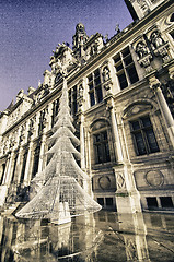 Image showing Architectural Detail of Paris in Winter