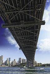 Image showing Bridge in the Sydney Harbour