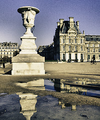 Image showing Architectural Detail of Paris in Winter