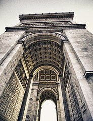 Image showing Structure of Triumph Arc in Paris
