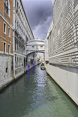 Image showing Ponte dei Sospiri in Venice, Italy