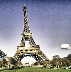 Image showing Colors of Sky over Eiffel Tower, Paris