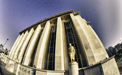 Image showing Architectural Detail of Paris in Winter