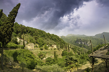 Image showing Sky over Tuscan Countryside in Casoli