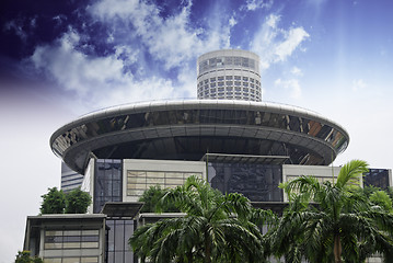 Image showing Singapore Skyscrapers and Architecture