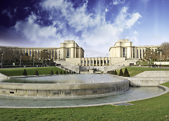 Image showing Jardins du Trocadero, Paris