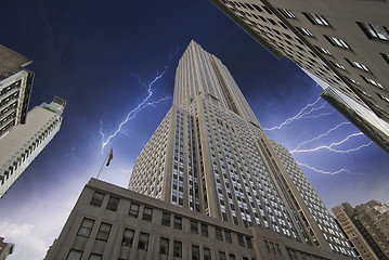 Image showing Storm over New York City