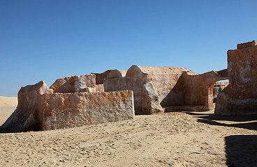 Image showing Remains of the sets from the 
